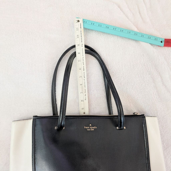 Kate Spade Kona Patterson Drive Black and White Tote - See Notes - Picture 6 of 15